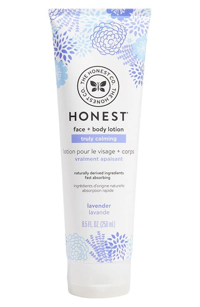 Shop The Honest Company Lavender Face + Body Lotion In Purple