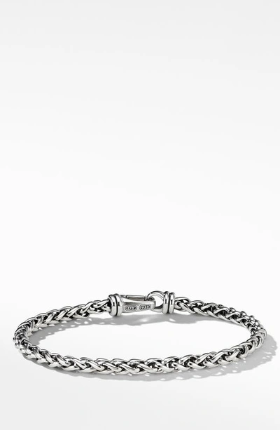 Shop David Yurman Wheat Chain Bracelet In Silver