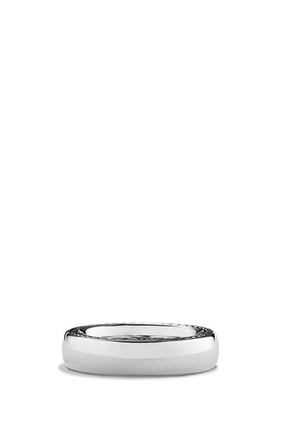 Shop David Yurman Streamline® Band Ring In Silver