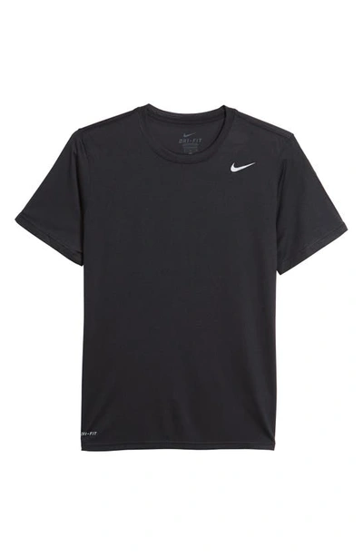 Shop Nike Legend 2.0 Dri-fit Training T-shirt In Black/ Black/ Matte Silver