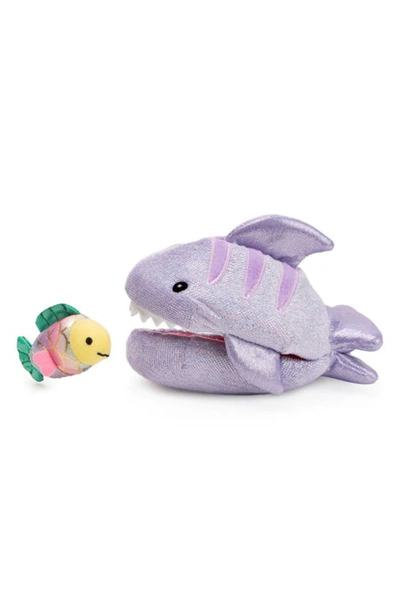 Shop Gund Plush Pods Shark & Fish Stuffed Toys In Purple