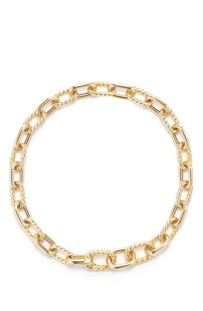 Shop David Yurman Dy Madison Bold Chain Bracelet In Gold