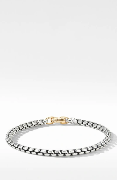 Shop David Yurman Bel Aire Bracelet With 14k Yellow Gold In Silver/ Gold