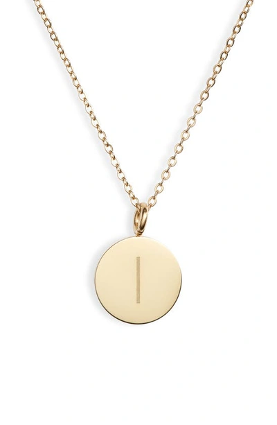 Shop Knotty Initial Charmy Necklace In Gold - I