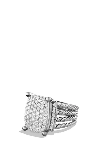 Shop David Yurman Wheaton Ring With Diamonds