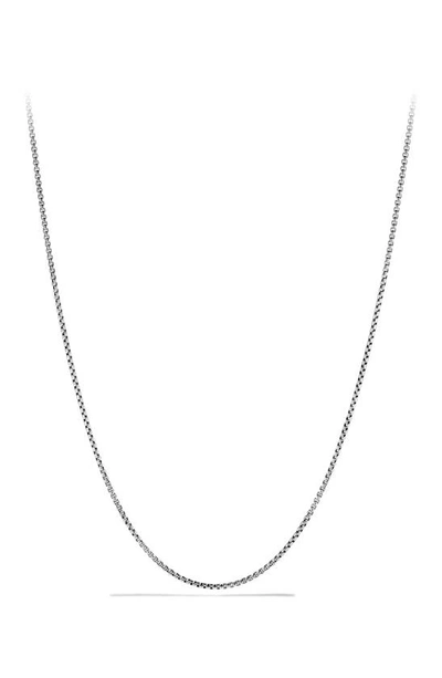 Shop David Yurman Chain Necklace In Silver