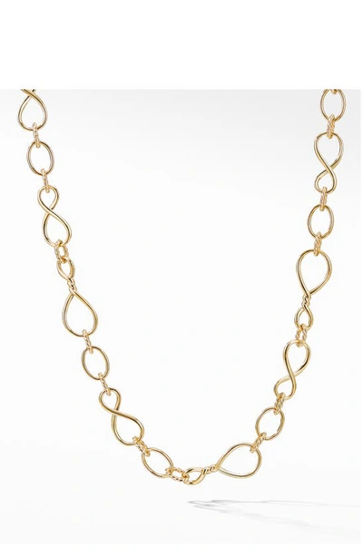 Shop David Yurman Continuance(r) Medium Chain Necklace In Yellow Gold