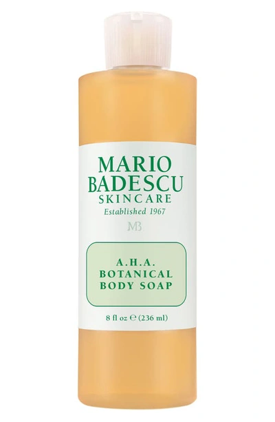 Shop Mario Badescu A.h.a. Botanical Body Soap, 8 oz