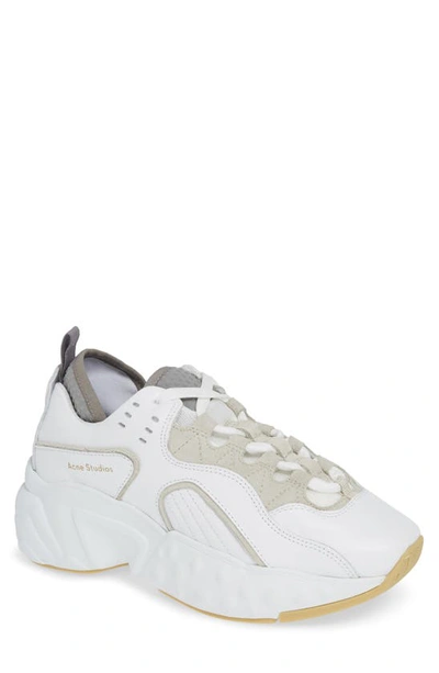 Shop Acne Studios Manhattan Sneaker In White/white