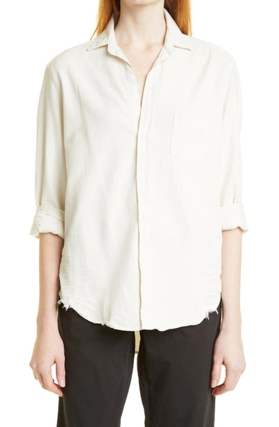 Shop Frank & Eileen Eileen Relaxed Button-up Shirt In Vintage White