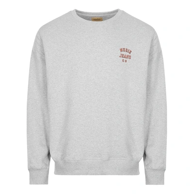 Shop Nudie Jeans Frasse Logo Sweatshirt In Grey