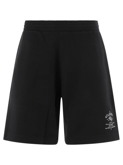 Shop Givenchy Logo Printed Bermuda Shorts In Black