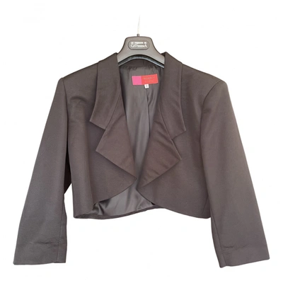 EMANUEL UNGARO Pre-owned Short Vest In Black