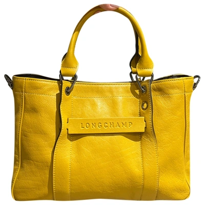 Longchamp 3D S Crossbody bag Yellow - Leather (L2084772020)