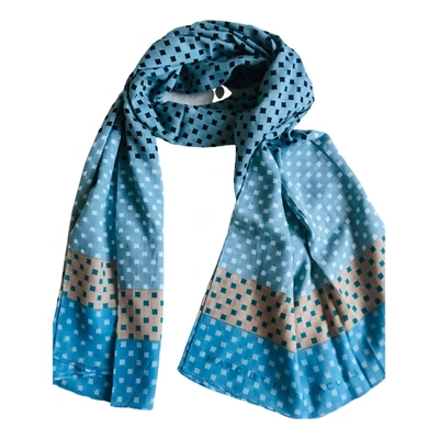 Pre-owned Marc By Marc Jacobs Scarf In Blue