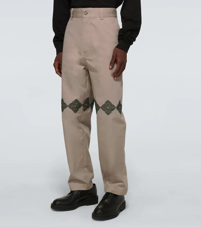 Shop Adish Qors Cotton Chino Pants In Off White