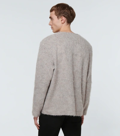 Our Legacy Double-lock Cotton-blend Sweater In Grey Alpaca | ModeSens