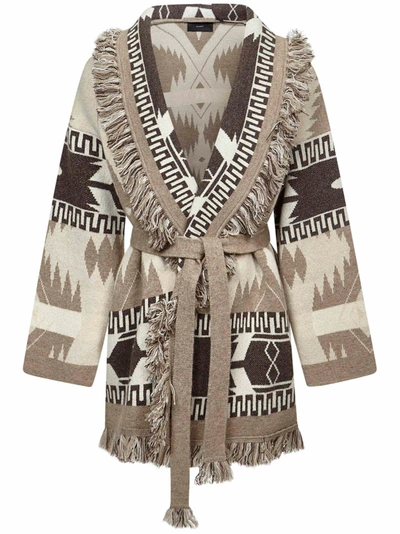 Alanui Cardigan In Beige