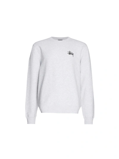 STUSSY BASIC CREW 1914649S ASH HEATHER