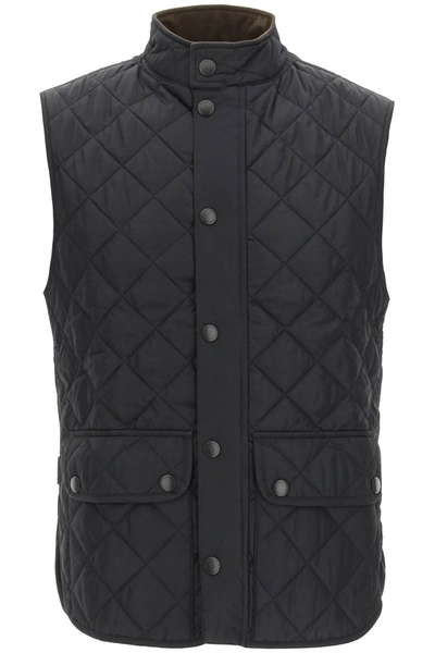 Shop Barbour Lowerdale Vest In Navy (blue)