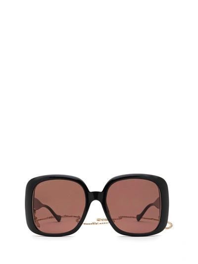 Shop Gucci Gg1029sa Black Sunglasses