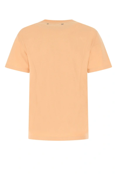 Shop Golden Goose Peach Cotton T-shirt  Pink  Deluxe Brand Donna Xs