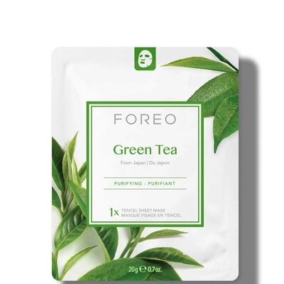 FOREO GREEN TEA PURIFYING SHEET FACE MASK (3 PACK)