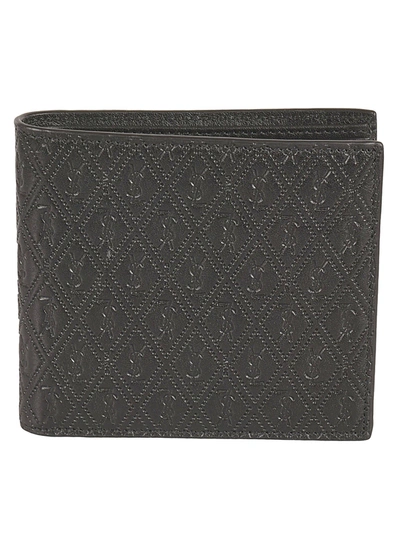Shop Saint Laurent Monogram Bifold Wallet In Black