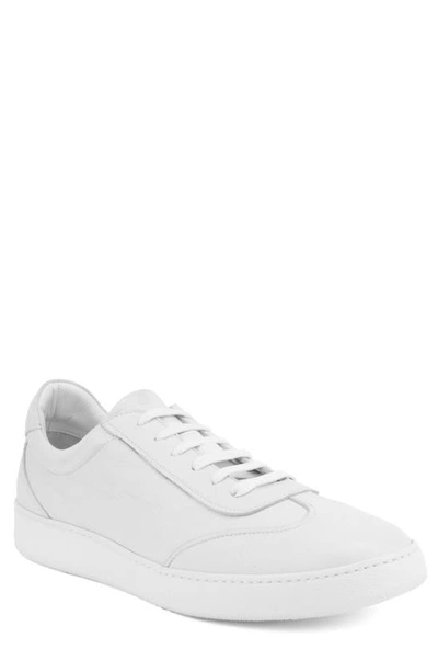 Shop Gordon Rush Tristan Sneaker In White Leather