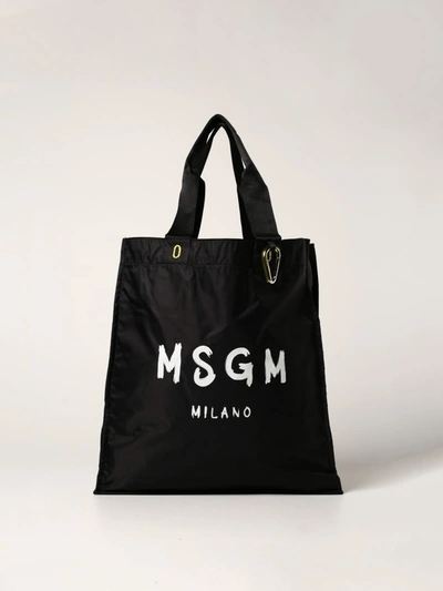 Shop Msgm Tote Bags  Women In Black