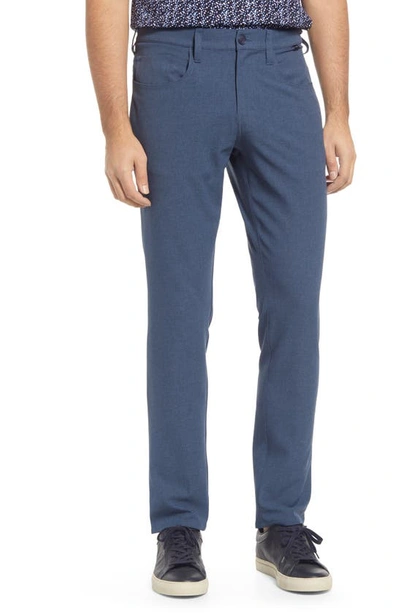 Shop Travismathew Open To Close Performance Pants In Heather Navy