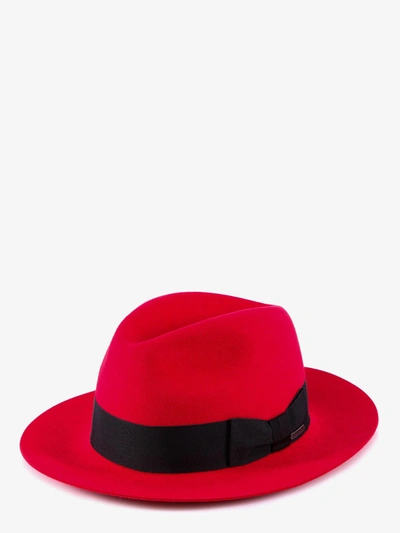 Shop Stetson Hat In Red