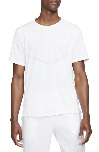 Shop Nike Dri-fit 365 Running T-shirt In White