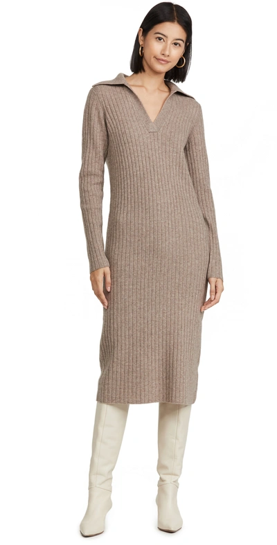 Shop Vince Ribbed Polo Dress