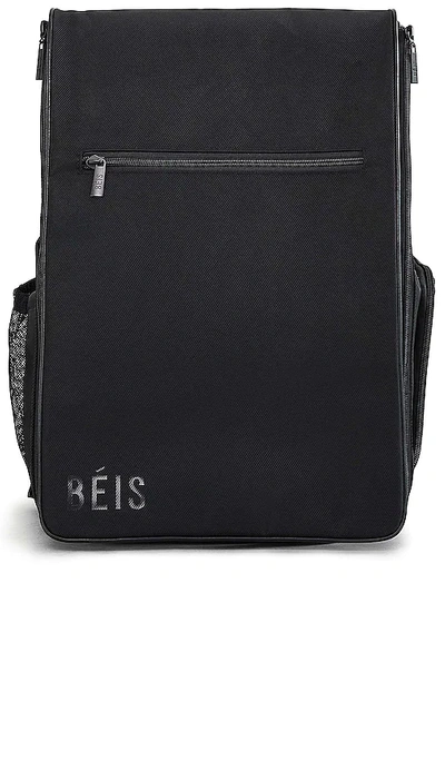 Shop Beis The Hanging Backpack In Black
