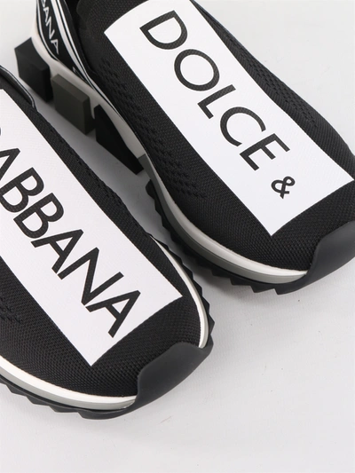 Shop Dolce & Gabbana Sneakers Sorrento With Logo In Black