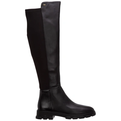 Shop Michael Kors Ridley Knee High Boots In Nero
