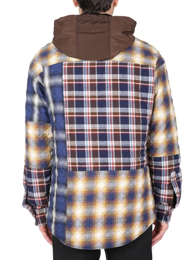 Shop Dsquared2 "3 Tone Check" Shirt Jacket In Multicolour
