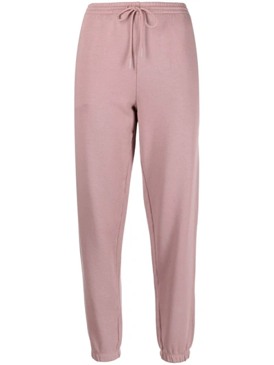 Shop Vince Drawstring Cotton Sweatpants In Pink