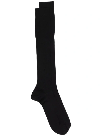 Shop Dsquared2 Ribbed-knit Ankle Socks In Black