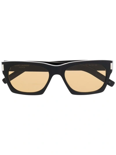 Saint Laurent Sl402 Square-frame Sunglasses In Black