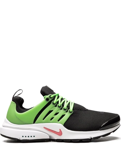 Shop Nike Air Presto "black/white/green Strike/hyper" Sneakers