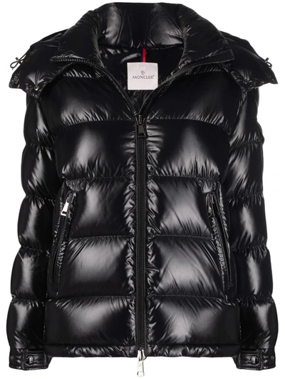 Shop Moncler Fustet Puffer Jacket In Black