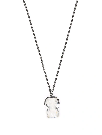 Shop Swarovski Harmonia Pendant Oversized Crystal Necklace In Nude