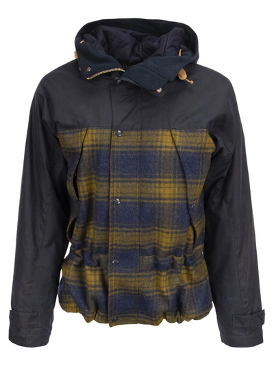 Shop Manifattura Ceccarelli Two Tone Mountain Jacket In Navy Blue/tan