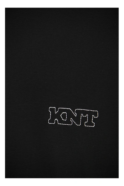 Shop Kiton Cotton T-shirt In Black