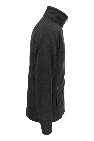 Shop Patagonia Better Sweater Fleece Jacket In Black