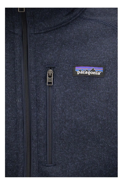 Shop Patagonia Better Sweater Fleece Jacket In Blue