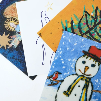 ROYAL ACADEMY OF ARTS CHRISTMAS TREE CHRISTMAS CARDS SET OF 24 1367164