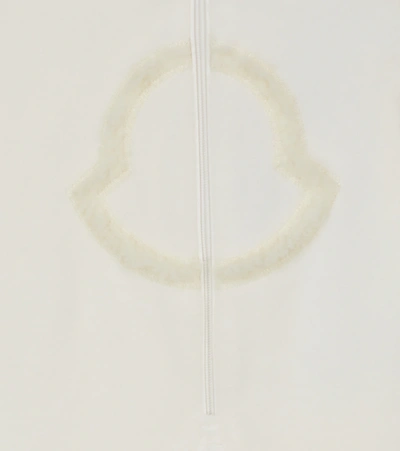 Moncler Baby Embroidered Onesie In White
